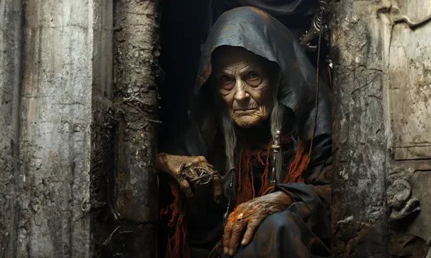 Baba Yaga, a dark figure from Slavic folklore