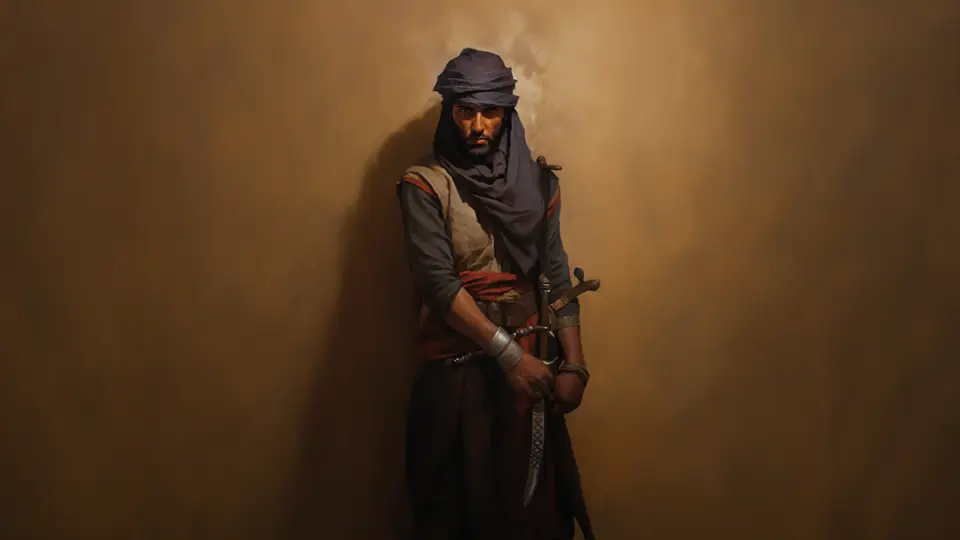 Arab warrior AI.