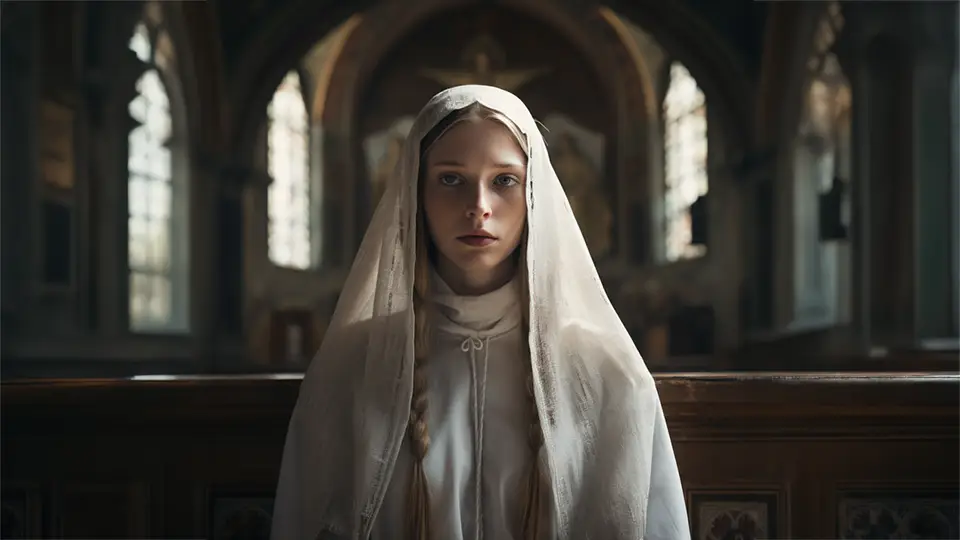 Nun in the Church AI.