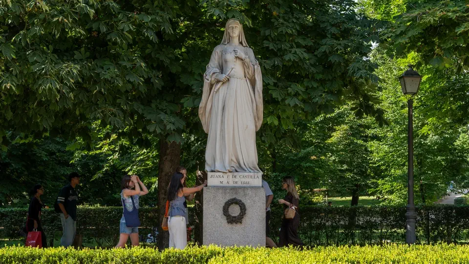 Retiro Park in Madrid.