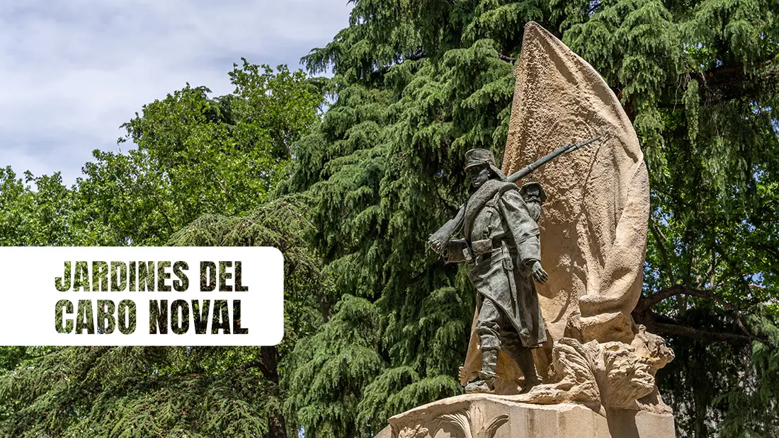 Jardines del Cabo Noval in Madrid.
