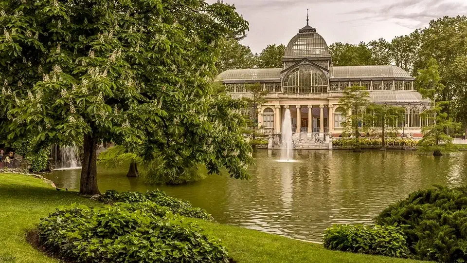 Retiro Park in Madrid.