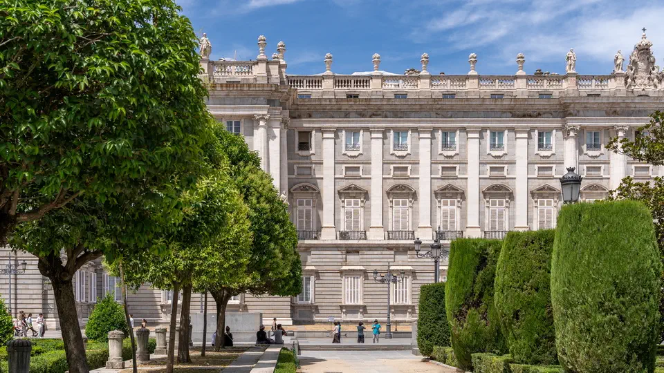 Plaza de Oriente in Madrid.