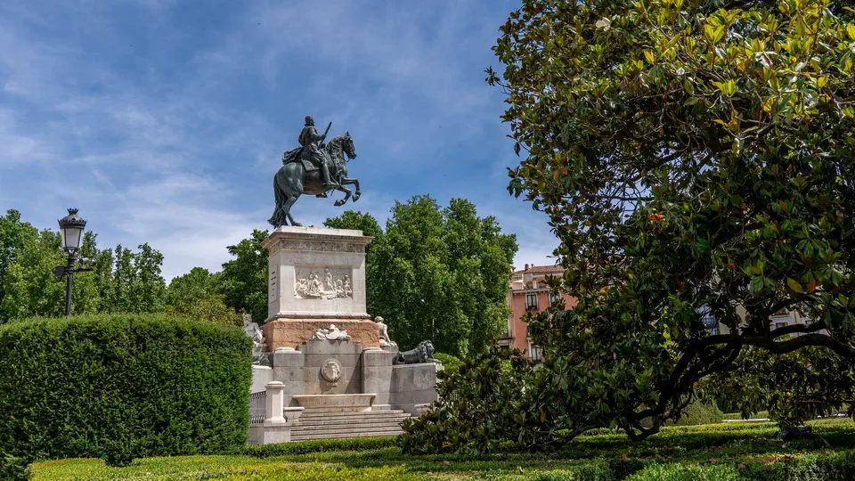 Plaza de Oriente in Madrid.