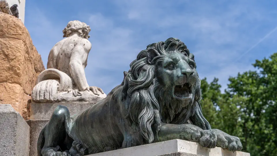 Plaza de Oriente in Madrid.