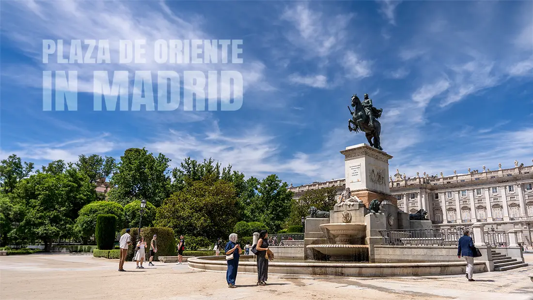 Plaza de Oriente in Madrid.