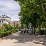 Plaza de Oriente in Madrid.