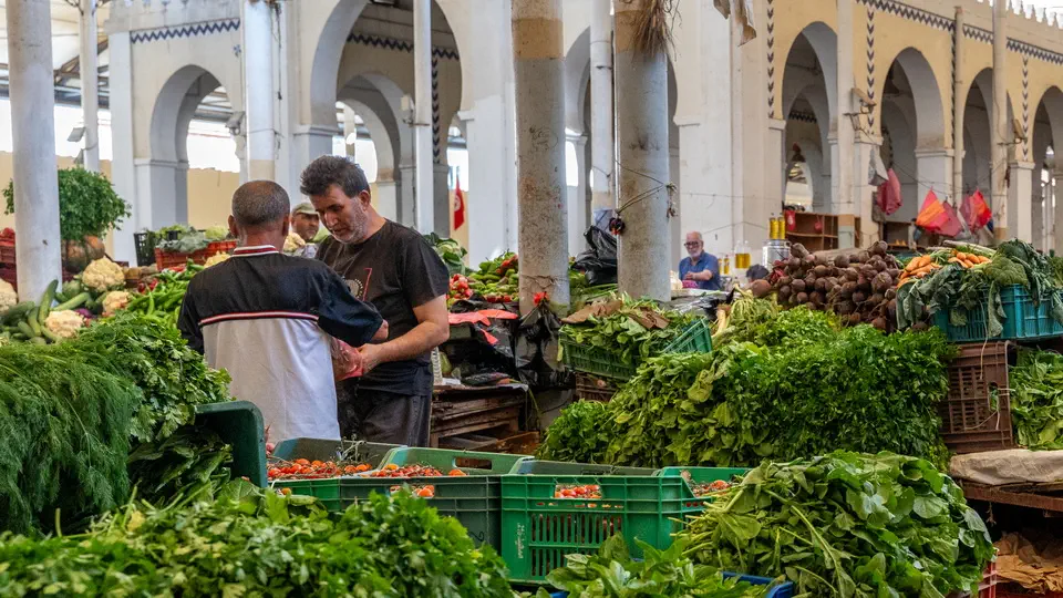 Central Market in Tunis.