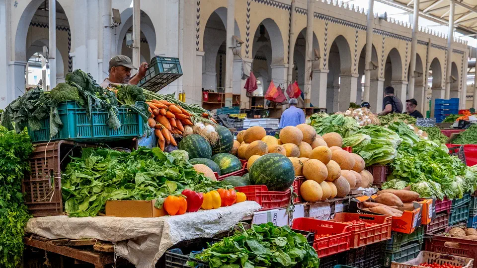 Central Market in Tunis.