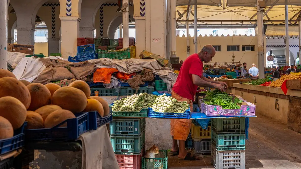 Central Market in Tunis.