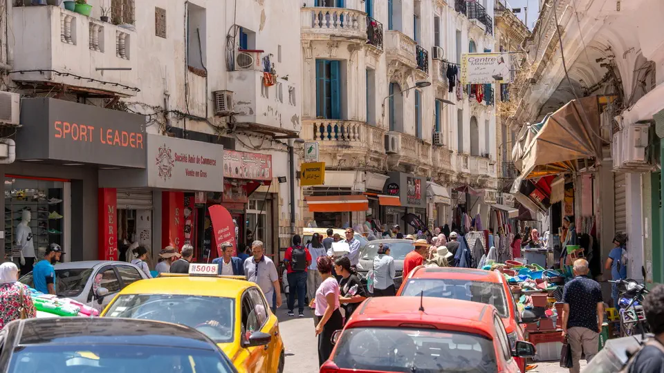 Tunis in Tunisia.