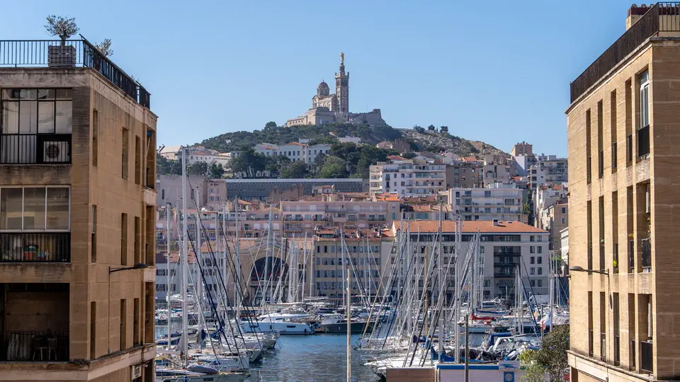 Basilica of Notre-Dame de la Garde, a church in Marseille.