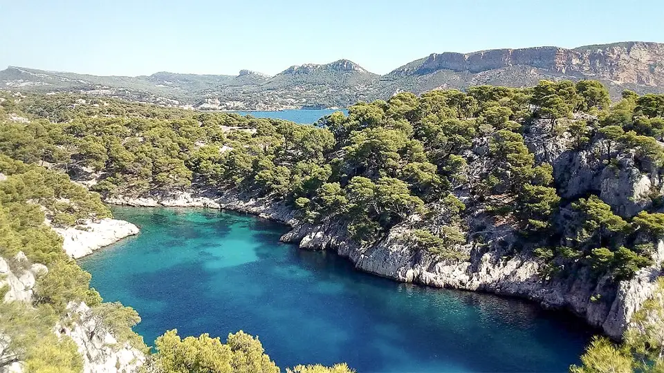 Marseille in France. Calanques 
