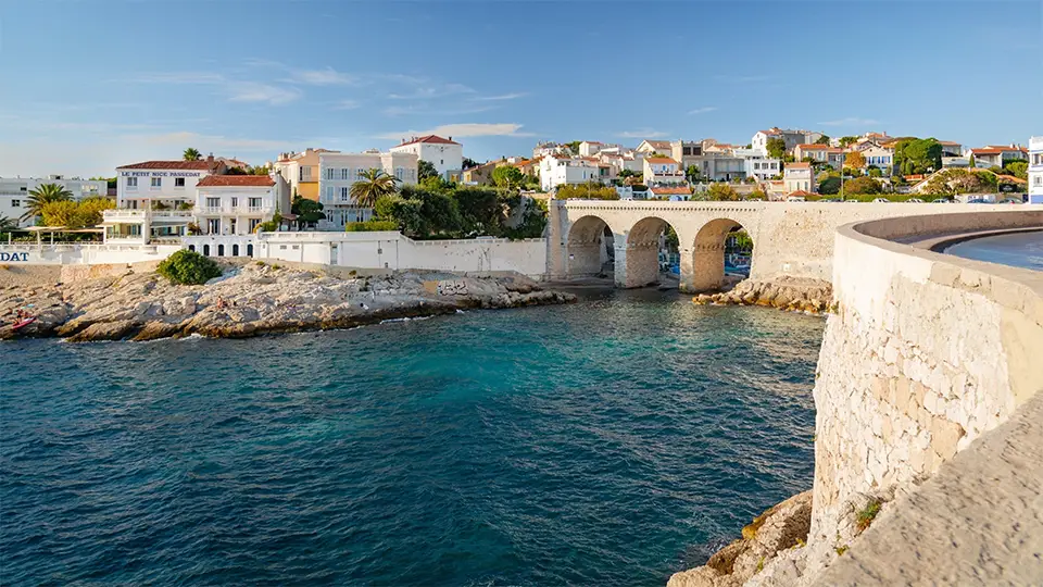 Marseille in France. La Corniche