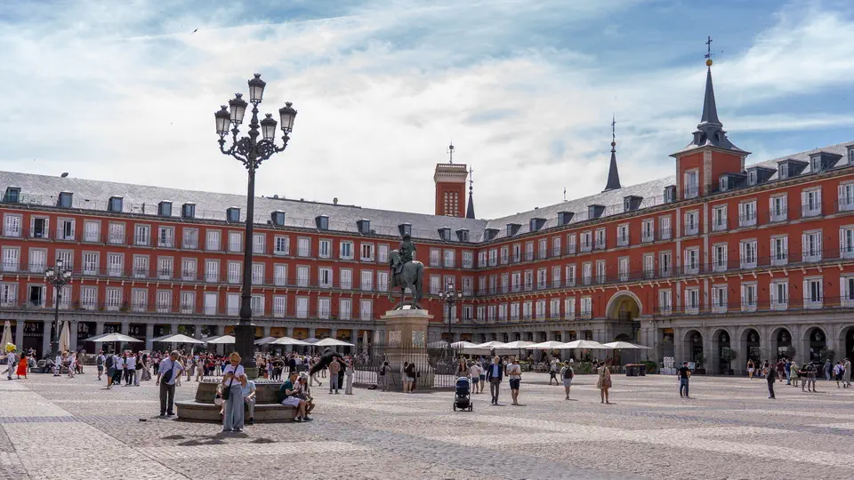 Plaza Mayor in Madrid.