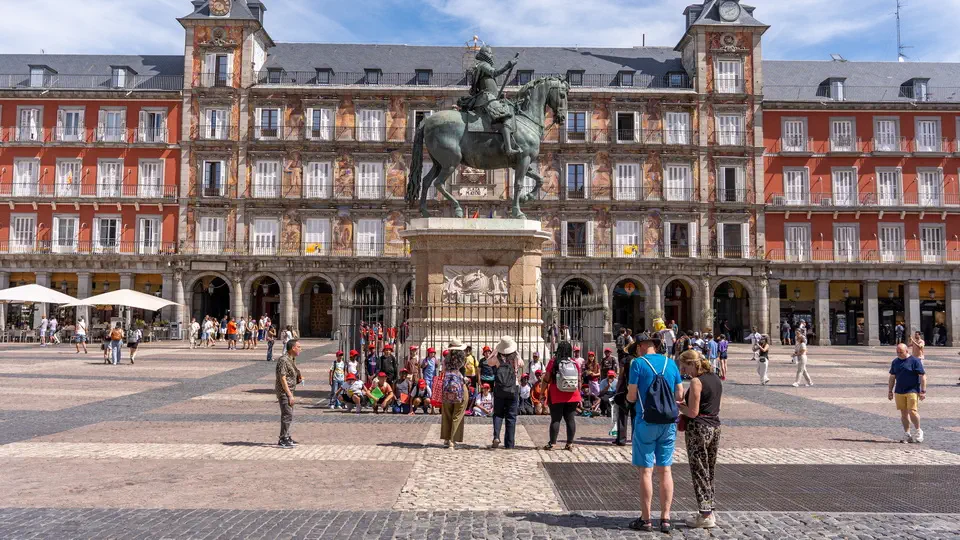 Plaza Mayor in Madrid.