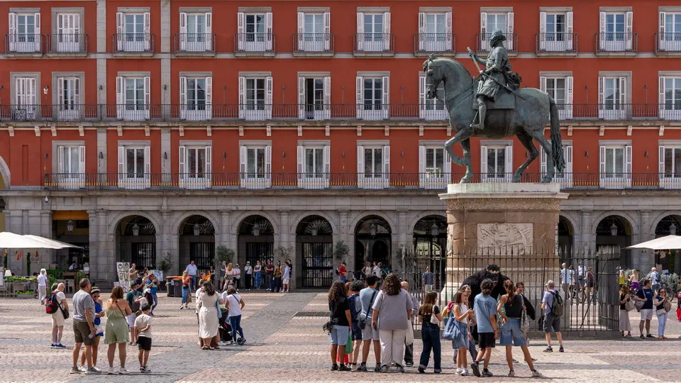 Plaza Mayor in Madrid.