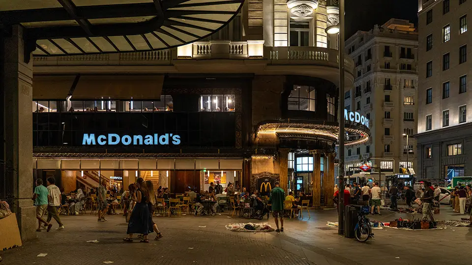 Puerta del Sol in Madrid.