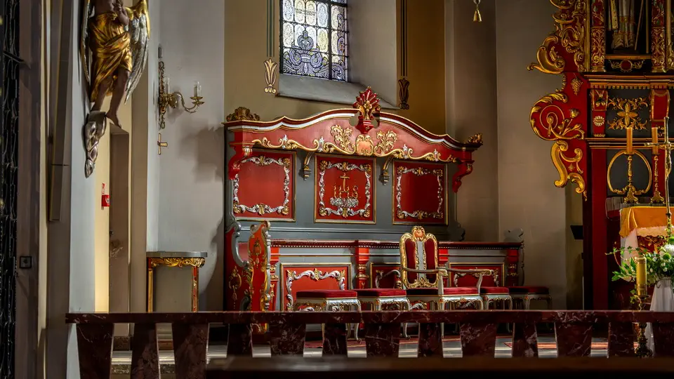Church of The Holly Trinity in Kościerzyna, Poland.