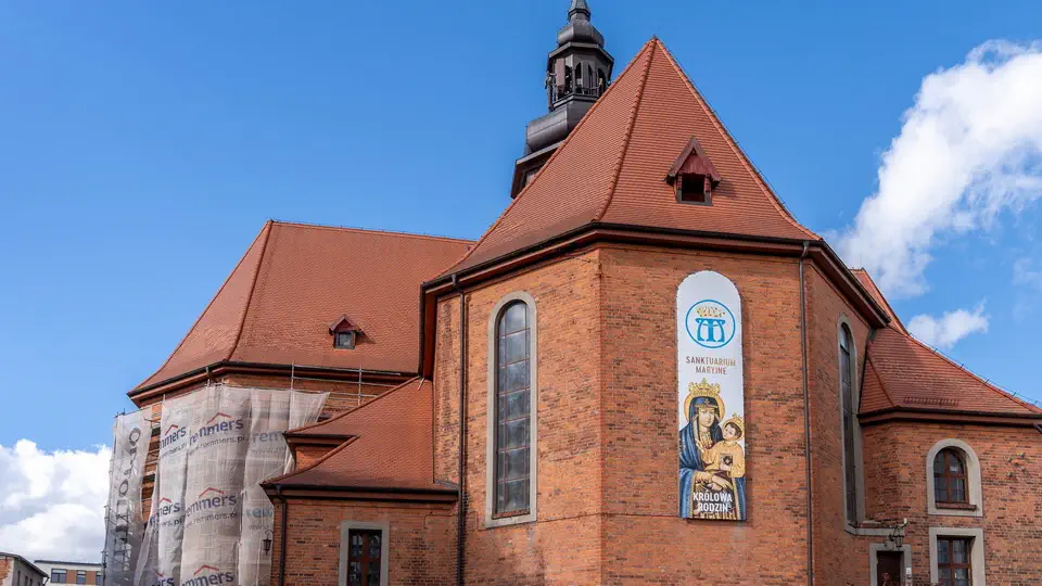 Church of The Holly Trinity in Kościerzyna, Poland.