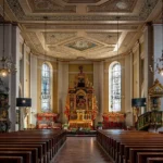 Church of The Holly Trinity in Kościerzyna, Poland.