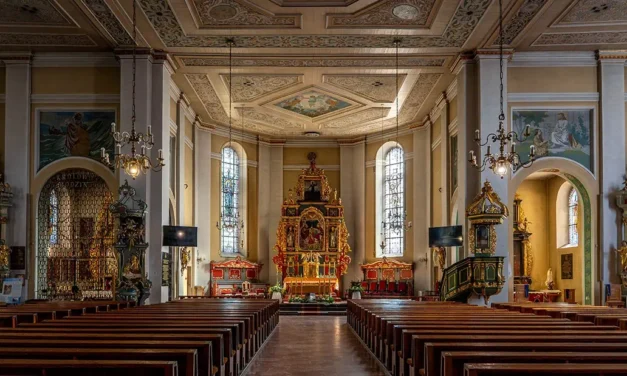The Holy Trinity Church in Kościerzyna a Neo-Baroque church