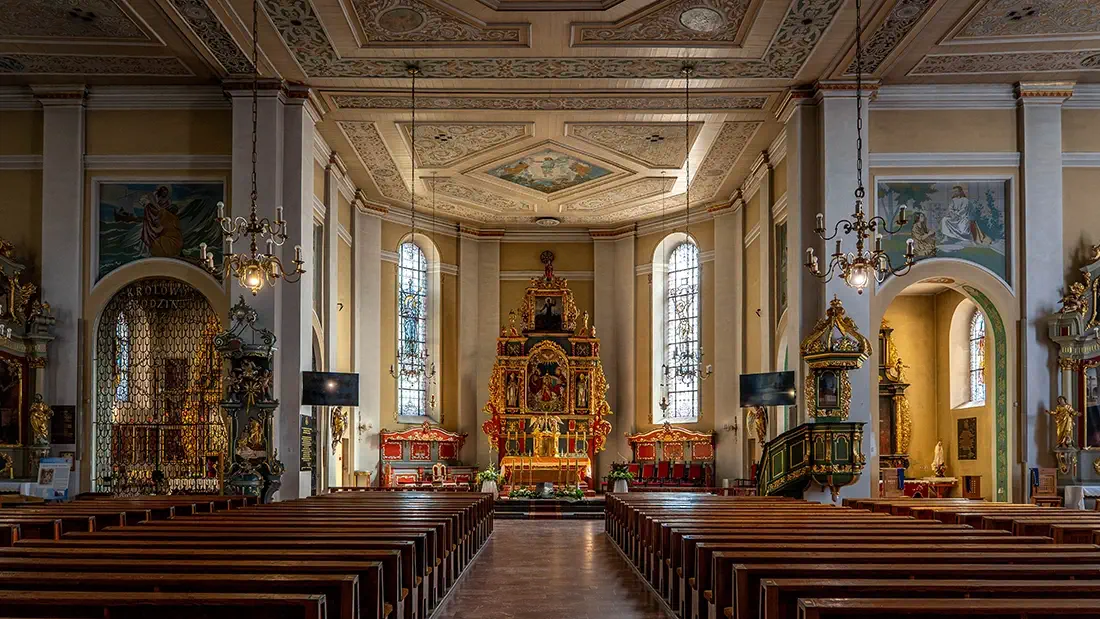 The Holy Trinity Church in Kościerzyna a Neo-Baroque church