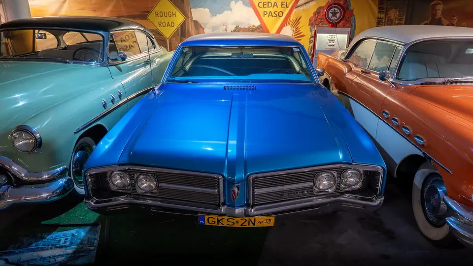 American Old Cars Museum in Kościerzyna, Poland.