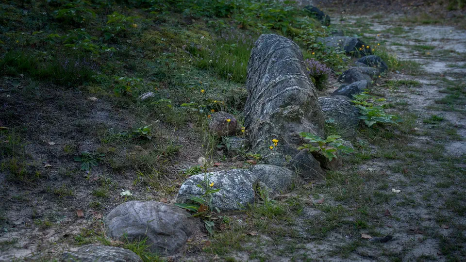 The Stone Circles in Leśno, Poland.