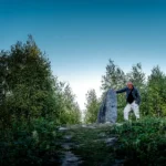 The Stone Circles in Leśno, Poland.