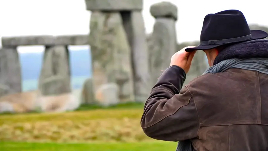 Stonehenge circle.
